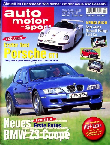 Deckblatt Auto Motor und Sport (10/1997)